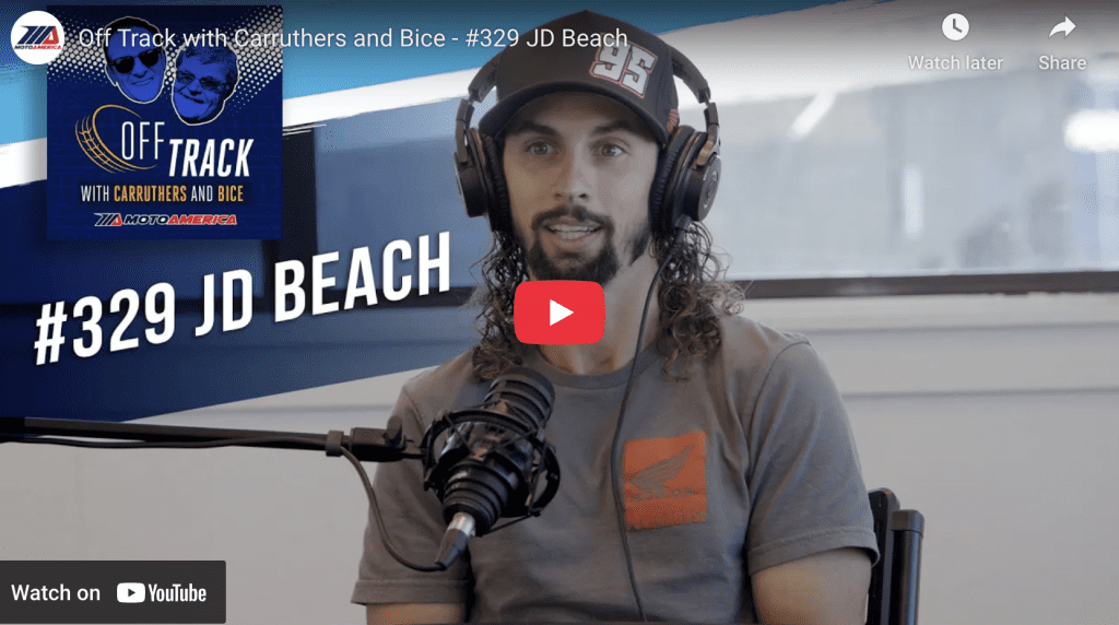 Read more about the article Off Track With Carruthers And Bice: JD Beach From Laguna Seca